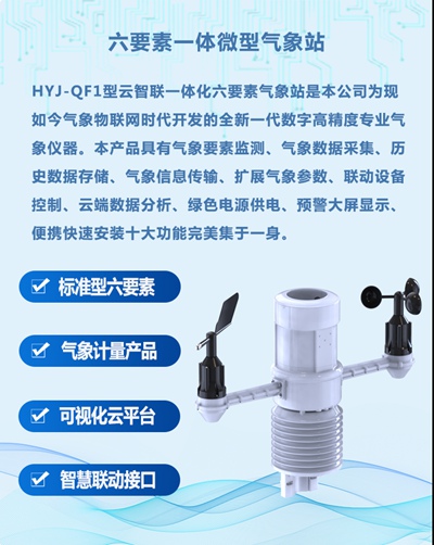 六要素一体微型气象站